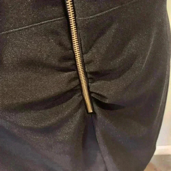 Emerald Sundae Junior Women’s 2X Sleeveless Sexy Black Evening Dress - Picture 3 of 8